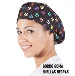 GORRO DE QUIRÓFANO GARYS HUELLA NEGRAS 4474